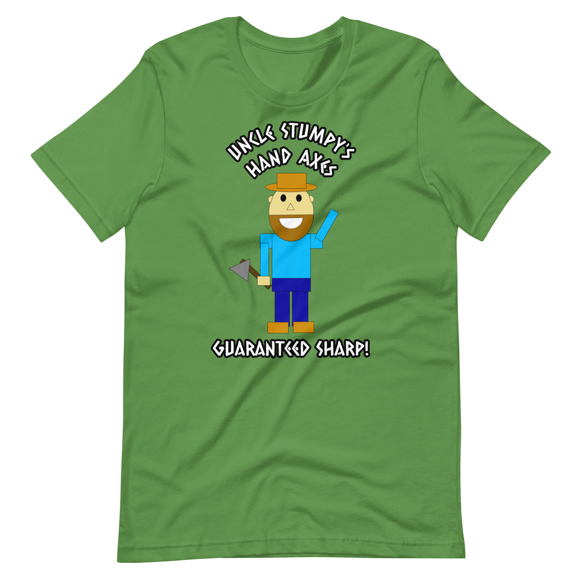 Uncle Stumpy's Hand Axes Guaranteed Sharp T-Shirt - Image 9