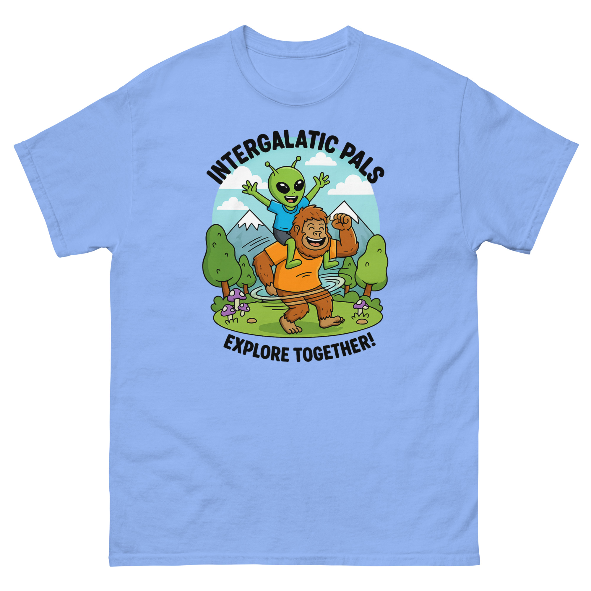 Bigfoot and Alien Intergalactic Friends Explore Together - Image 10