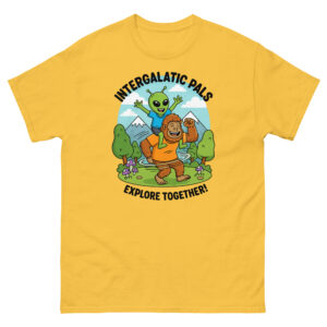 Bigfoot and Alien Intergalactic Friends Explore Together