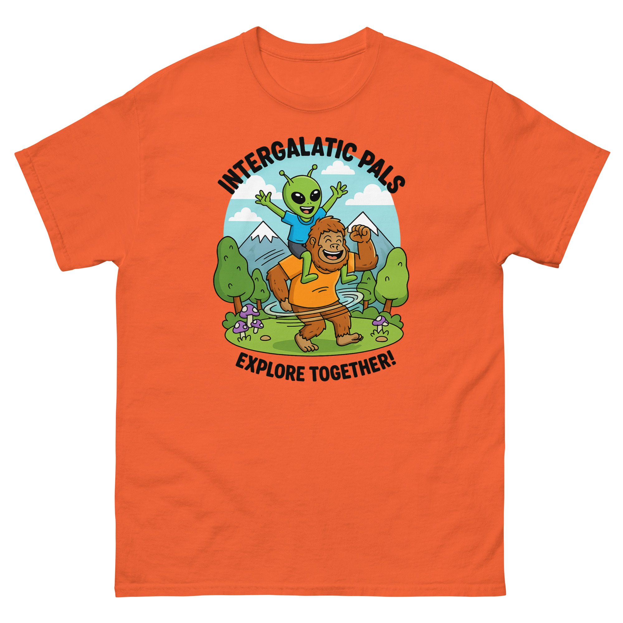 Bigfoot and Alien Intergalactic Friends Explore Together - Image 6